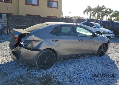 2015 Toyota Corolla L z USA, uszkodzony, nr VIN 2T1BURHE7FC293783